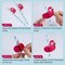 50PCS Flamingo Straws, Flamingo Paper Drinking Straws for Tropical Luau Pool Party Supplies Table Decor Birthday Wedding Tableware Decoration